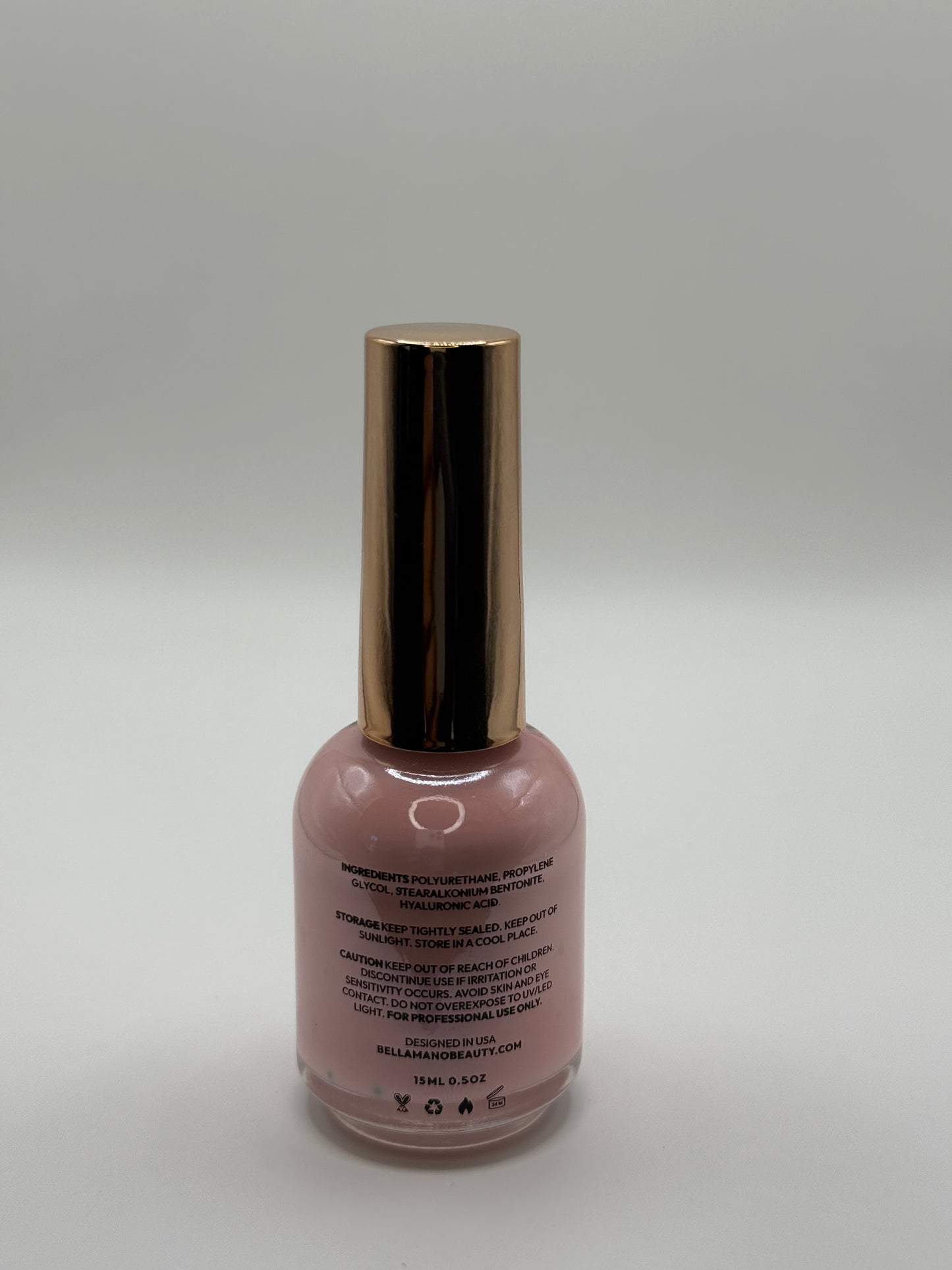 Nails Polish for Nails (PINK CLOUDS, 15ml/0.5oz) | Luxurious Spa Quality Acrylic UV/LED Fingernail Paint | Easy Application, Long-Lasting, Vibrant Colors, Chip Resistant