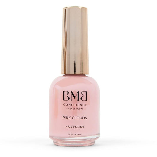 Nails Polish for Nails (PINK CLOUDS, 15ml/0.5oz) | Luxurious Spa Quality Acrylic UV/LED Fingernail Paint | Easy Application, Long-Lasting, Vibrant Colors, Chip Resistant