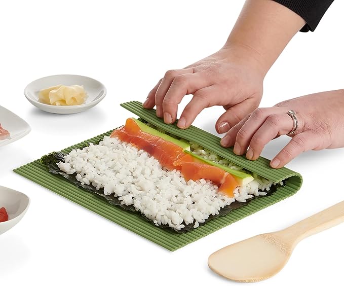 Helen's Asian Kitchen Non-Stick Sushi Mat Silicone