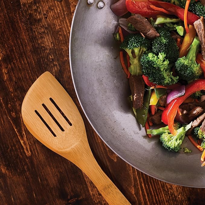 Helen's Asian Kitchen Bamboo Stir Fry Tools, 3 pc
