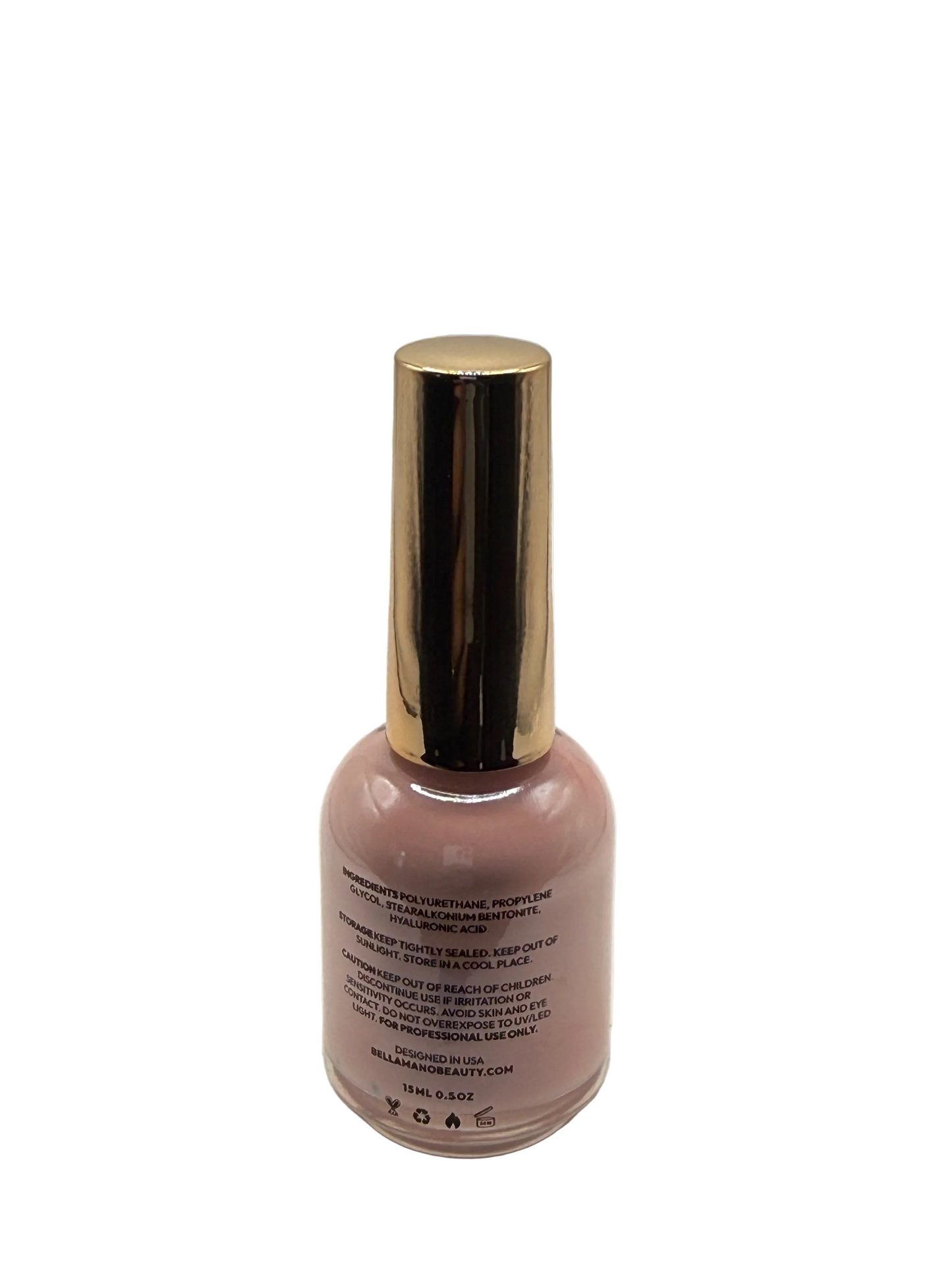 Nails Polish for Nails (PINK CLOUDS, 15ml/0.5oz) | Luxurious Spa Quality Acrylic UV/LED Fingernail Paint | Easy Application, Long-Lasting, Vibrant Colors, Chip Resistant