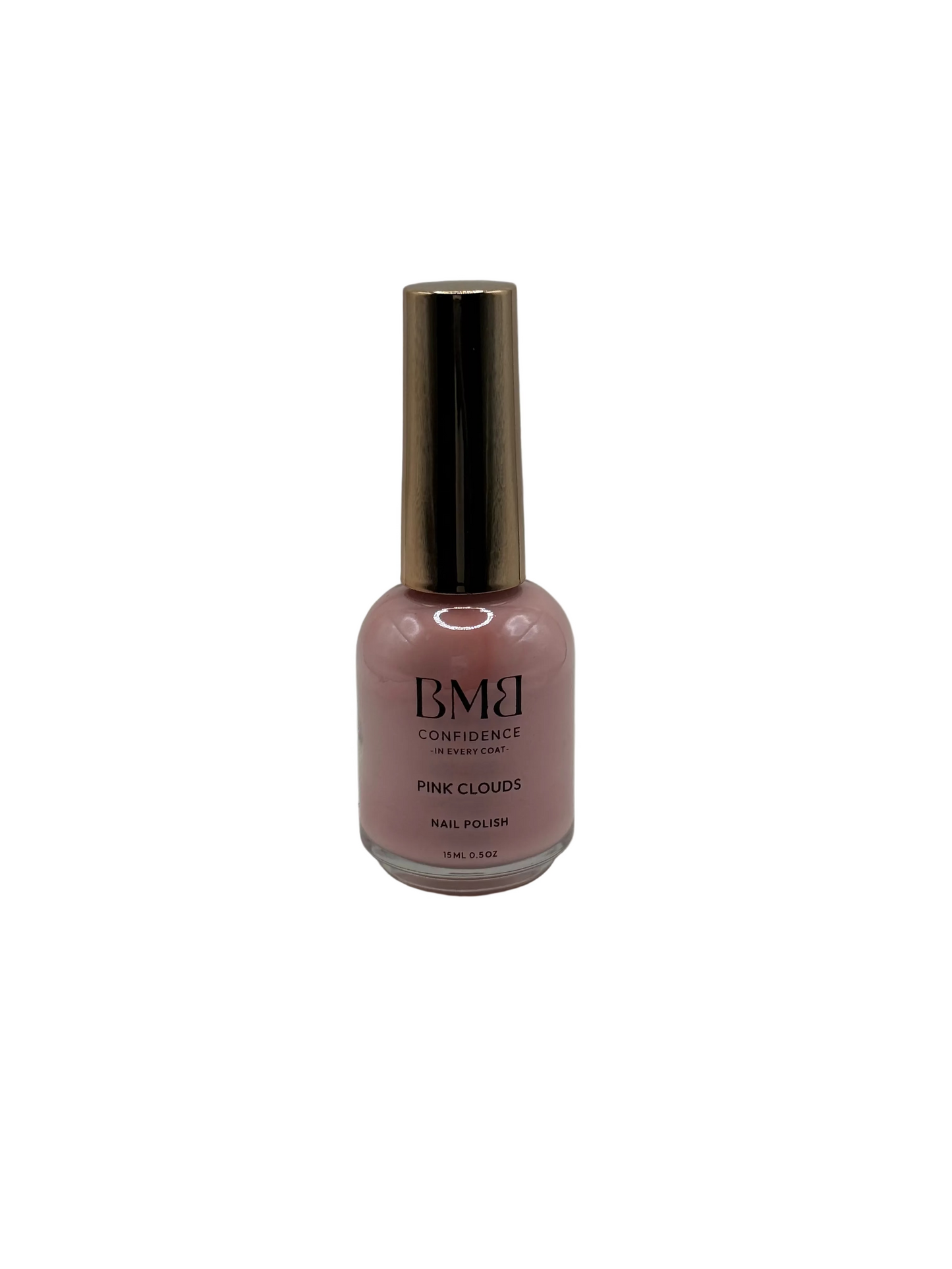 Nails Polish for Nails (PINK CLOUDS, 15ml/0.5oz) | Luxurious Spa Quality Acrylic UV/LED Fingernail Paint | Easy Application, Long-Lasting, Vibrant Colors, Chip Resistant