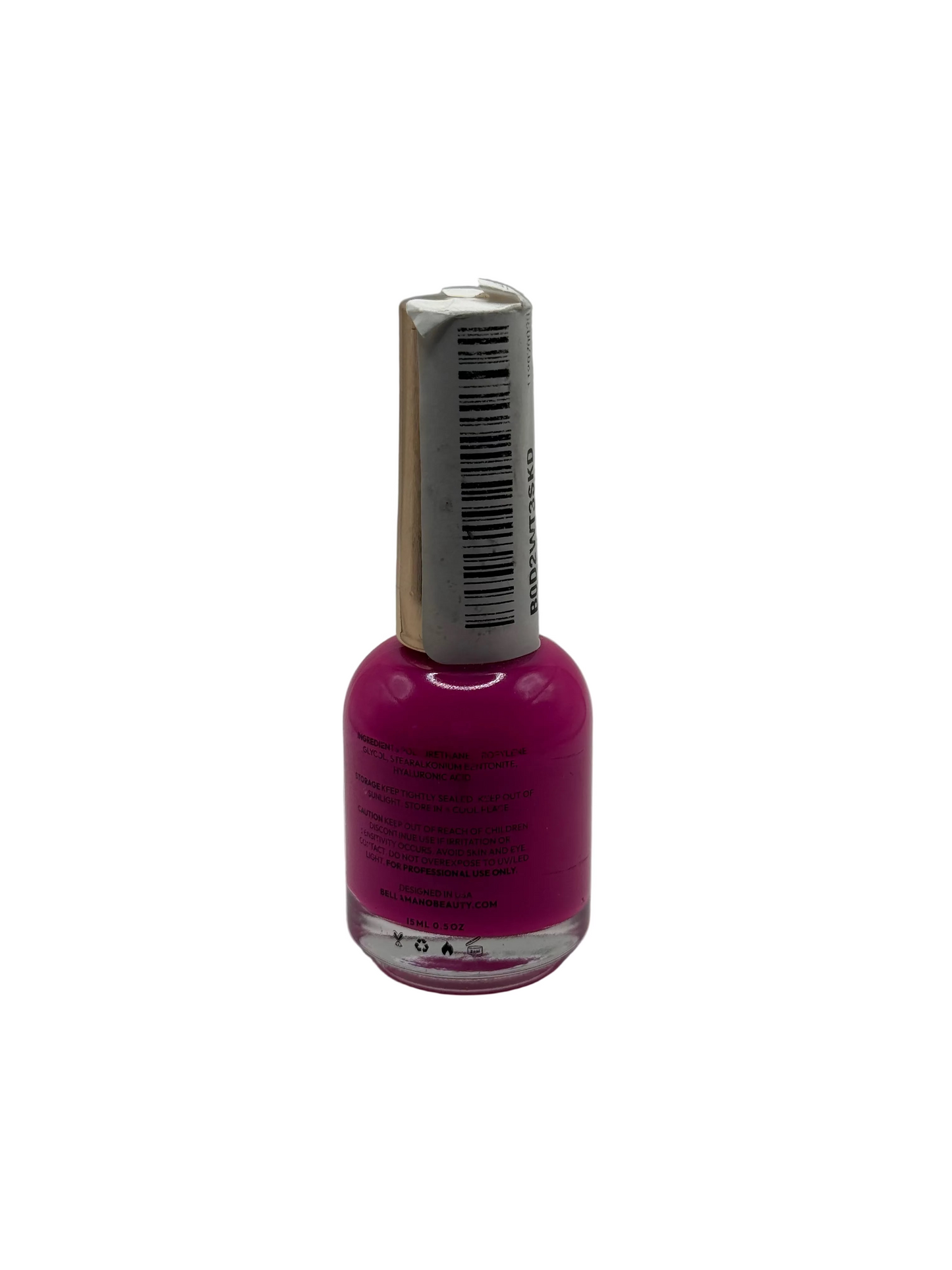 Nail Polish  (MISS FABULOUS, 15ml/0.5oz) | Luxurious Spa Quality Acrylic UV/LED Fingernail Paint | Easy Application, Long-Lasting, Vibrant Colors, Chip Resistant