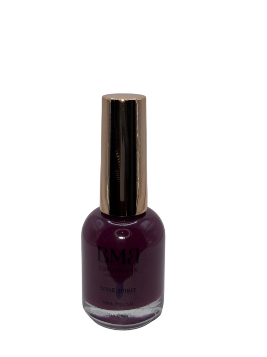 Nails Polish for Nails (WINE SPIRIT, 15ml/0.5oz) | Luxurious Spa Quality Acrylic UV/LED Fingernail Paint | Easy Application, Long-Lasting, Vibrant Colors, Chip Resistant