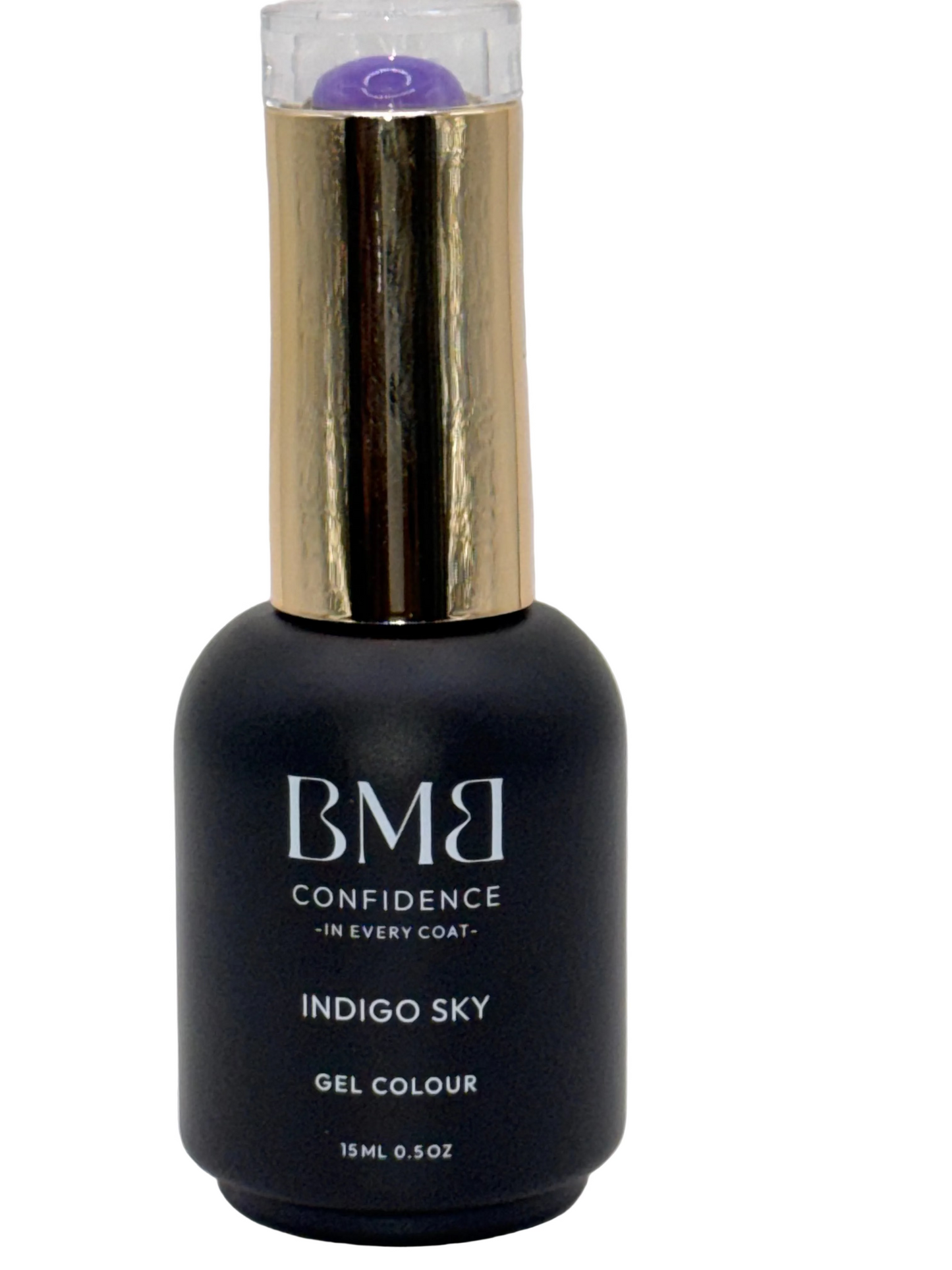 Gel Polish for Nails (INDIGO SKY, 15ml/0.5oz) | Luxurious Spa Quality Acrylic UV/LED Fingernail Paint | Easy Application, Long-Lasting, Vibrant Colors, Chip Resistant