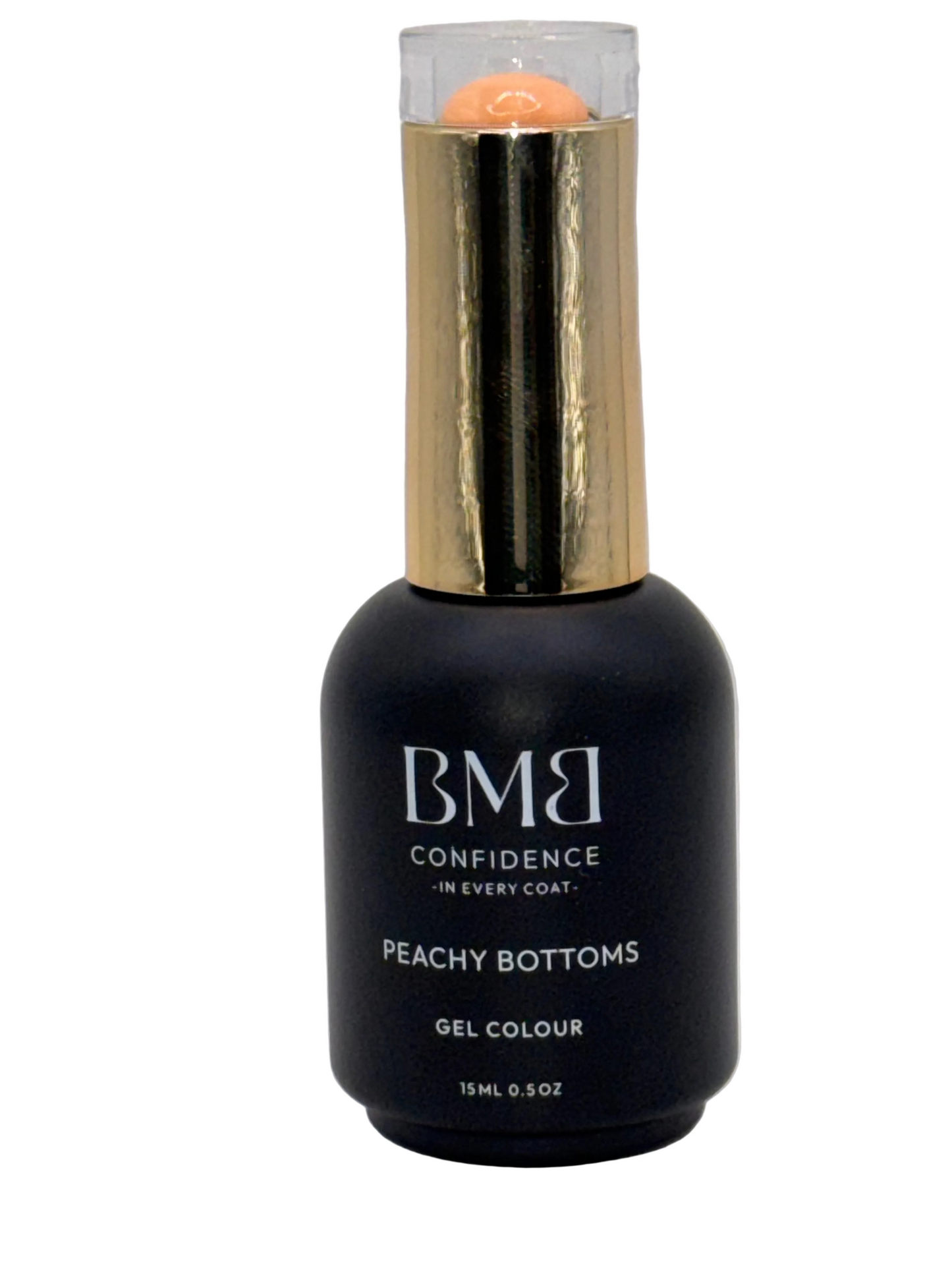 Gel Polish for Nails (PEACHY BOTTONS, 15ml/0.5oz) | Luxurious Spa Quality Acrylic UV/LED Fingernail Paint | Easy Application, Long-Lasting, Vibrant Colors, Chip Resistant