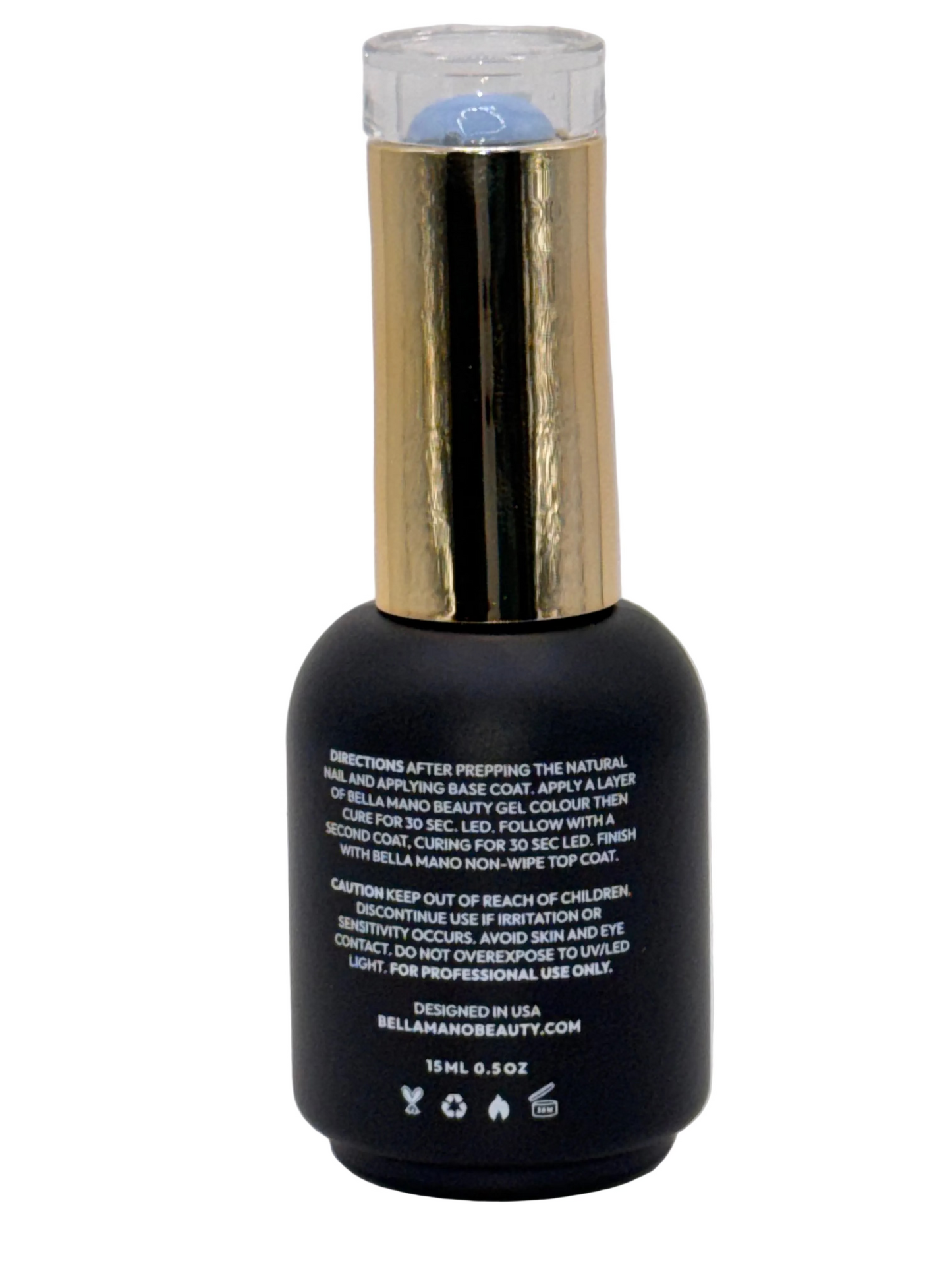 Gel Polish for Nails (BLUEBERRY MILK, 15ml/0.5oz) | Luxurious Spa Quality Acrylic UV/LED Fingernail Paint | Easy Application, Long-Lasting, Vibrant Colors, Chip Resistant