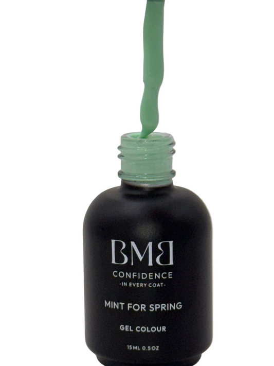 Gel Polish for Nails (MINT FOR SPRING, 15ml/0.5oz) | Luxurious Spa Quality Acrylic UV/LED Fingernail Paint | Easy Application, Long-Lasting, Vibrant Colors, Chip Resistant