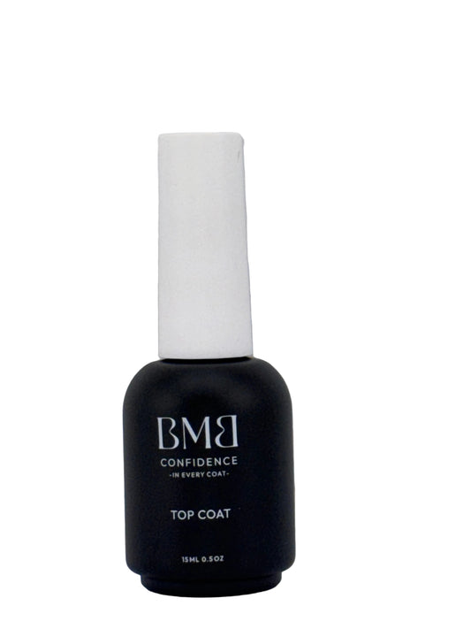 Gel Polish for Nails (TOP COAT, 15ml/0.5oz) | Luxurious Spa Quality Acrylic UV/LED Fingernail Paint | Easy Application, Long-Lasting, Vibrant Colors, Chip Resistant