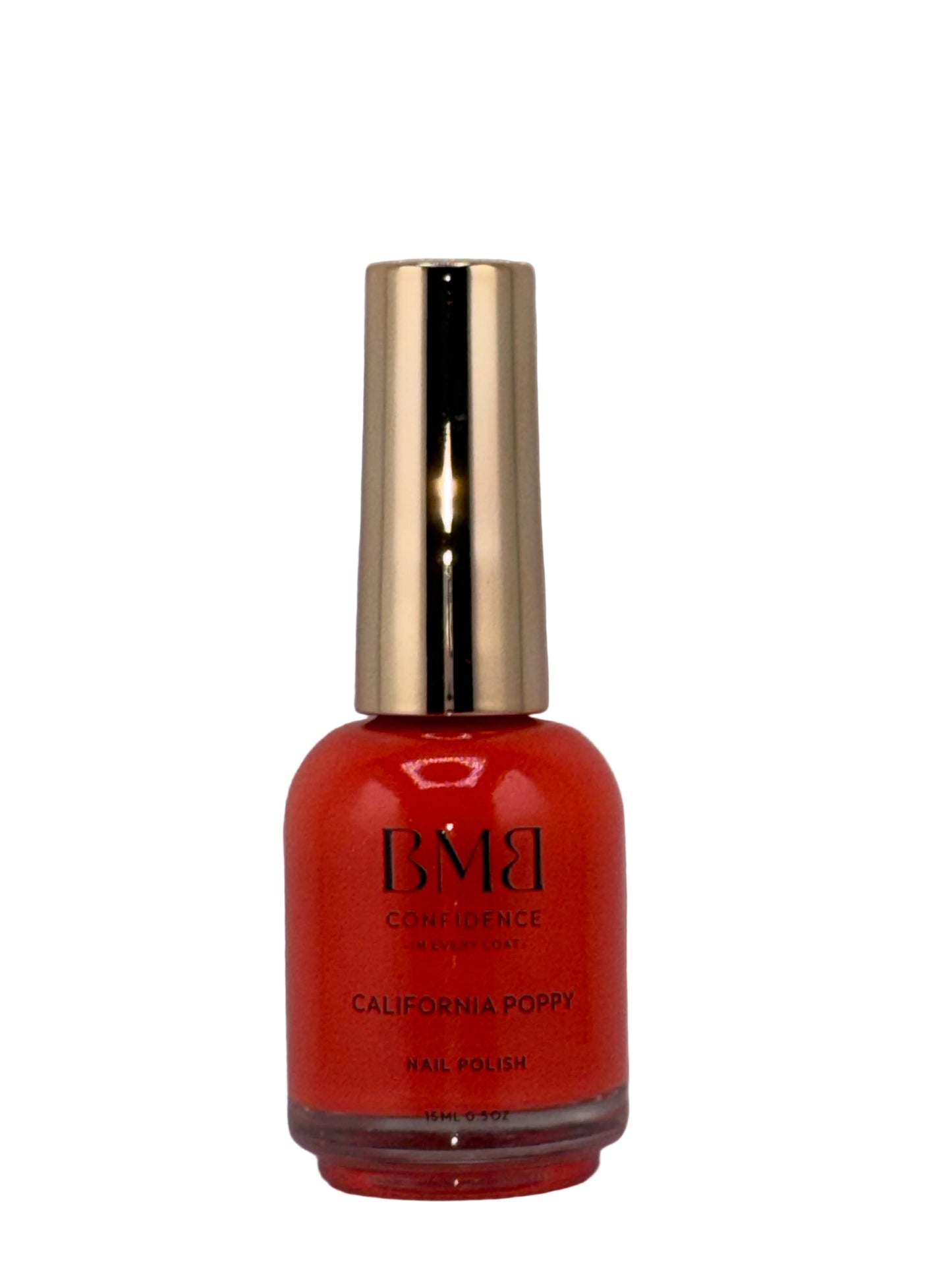 Polish for Nails (CALIFORNIA POPPY, 15ml/0.5oz) | Luxurious Spa Quality Acrylic UV/LED Fingernail Paint | Easy Application, Long-Lasting, Vibrant Colors, Chip Resistant