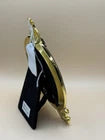 Jeweled Princess Oval Ornament with stand and hanging ribbon, hand painted!